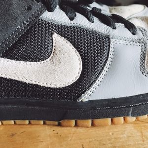 PALE PINK GREY SUEDE LEATHER NIKE DUNKS